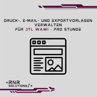 JTL-Wawi Vorlagen-Design & Management (pro Std.)