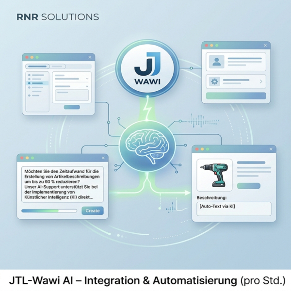 JTL-Wawi AI – Integration & Automatisierung (pro Std.)